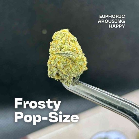 frosty popsize weed flower