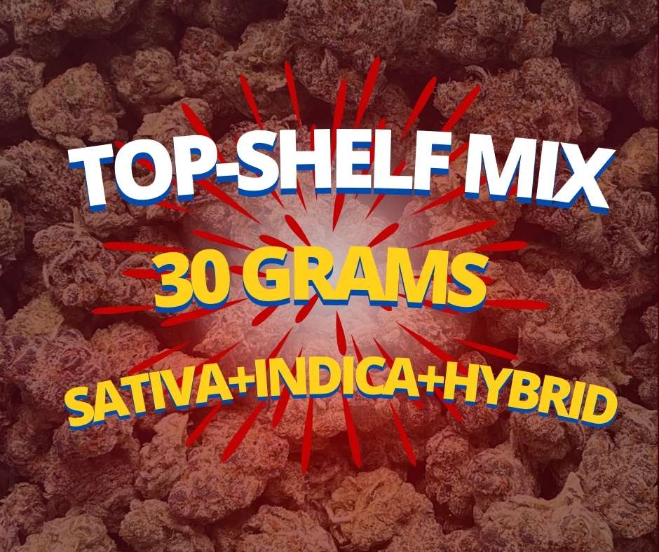 30g Mix of top shelf cannabis strains