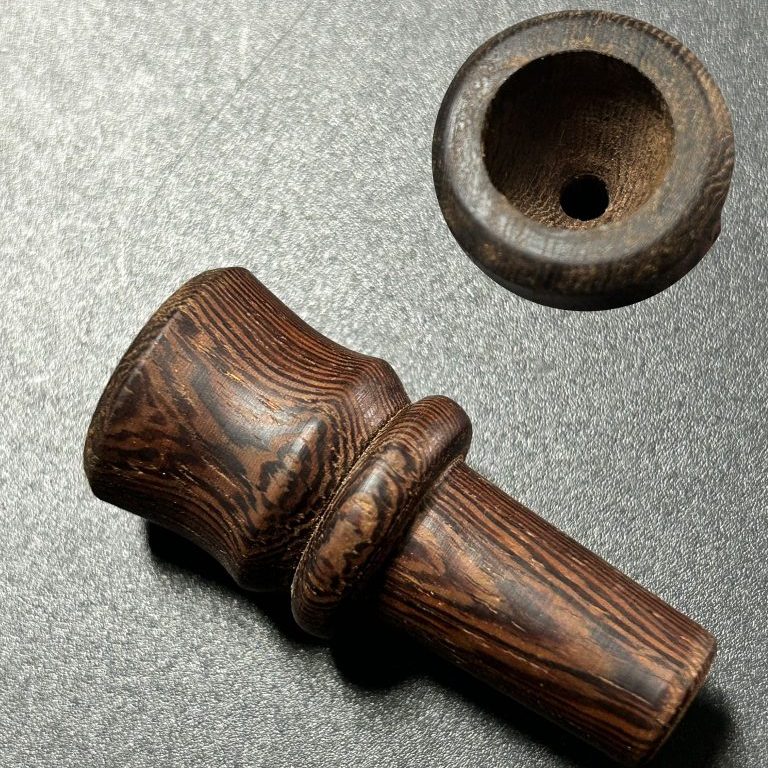 Wooden bowl for a bong