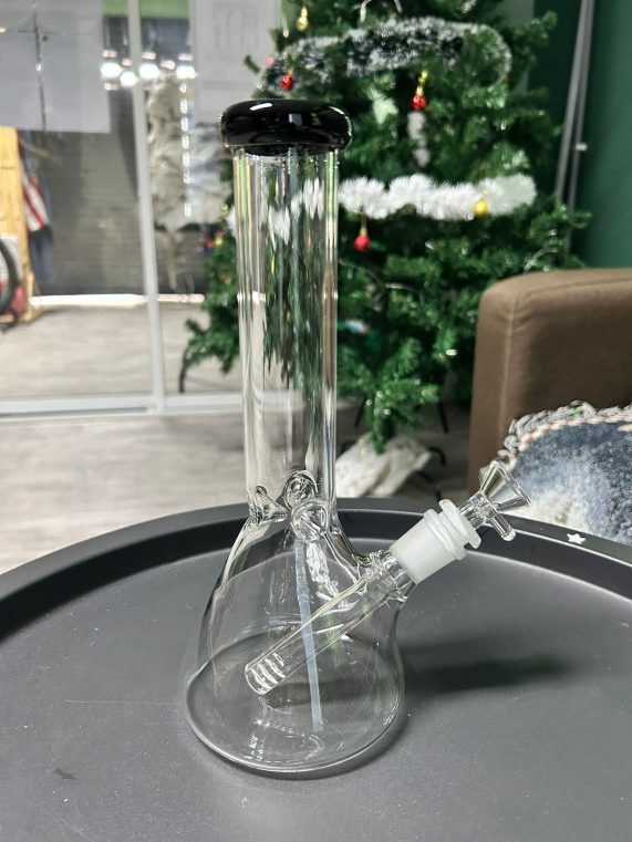 glass bong small black edge