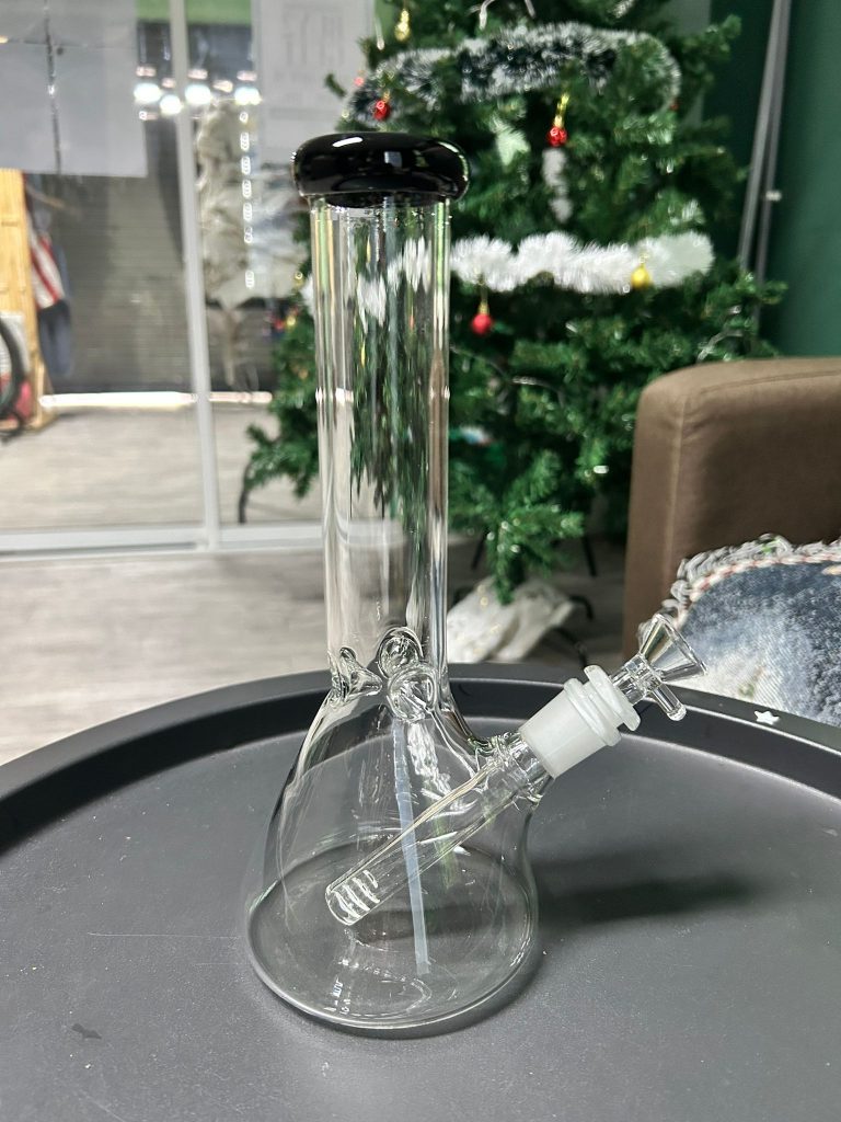 glass bong small black edge