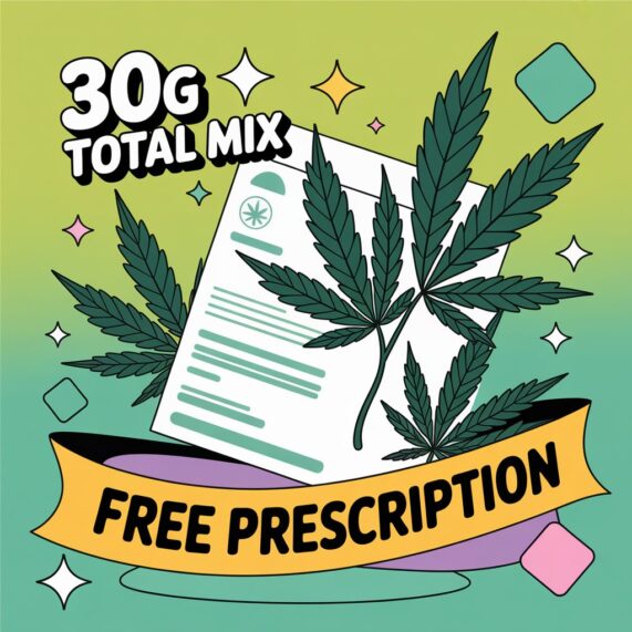 Mix of cannabis strains + free prescription in phuket