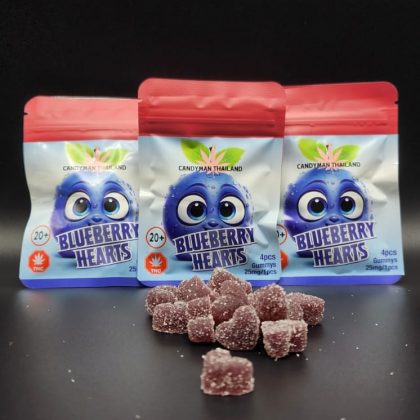 THC – 25 mg. per pics 4 pics per bag Ingredients: Sugar, Water, Isomalt Sugar, Pectin, Cannabis Live Resin, Organic MCT Coconut Oil, Food Color / Flavor