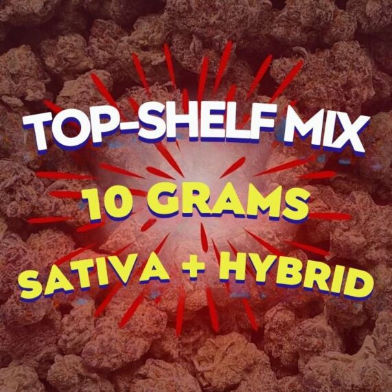 top-shelf mix sativa hybrid 10g weed
