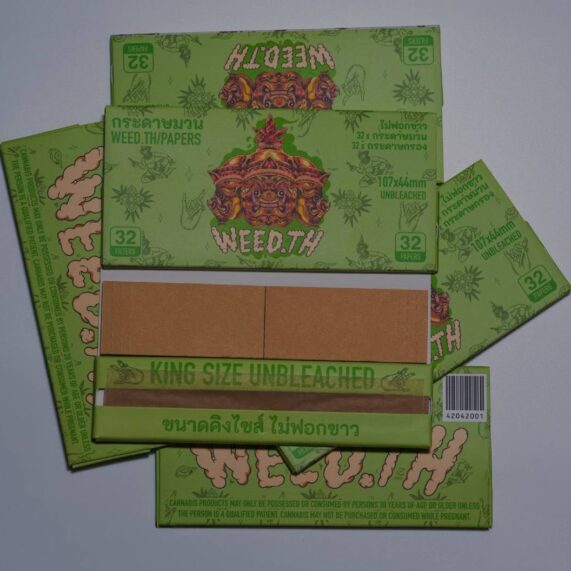 King Size papers with tips unbleached