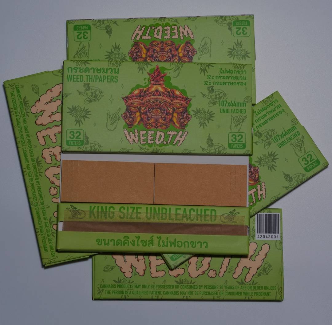 Бумага для принтера King Size с неотбеленными наконечниками King Size papers with tips unbleached